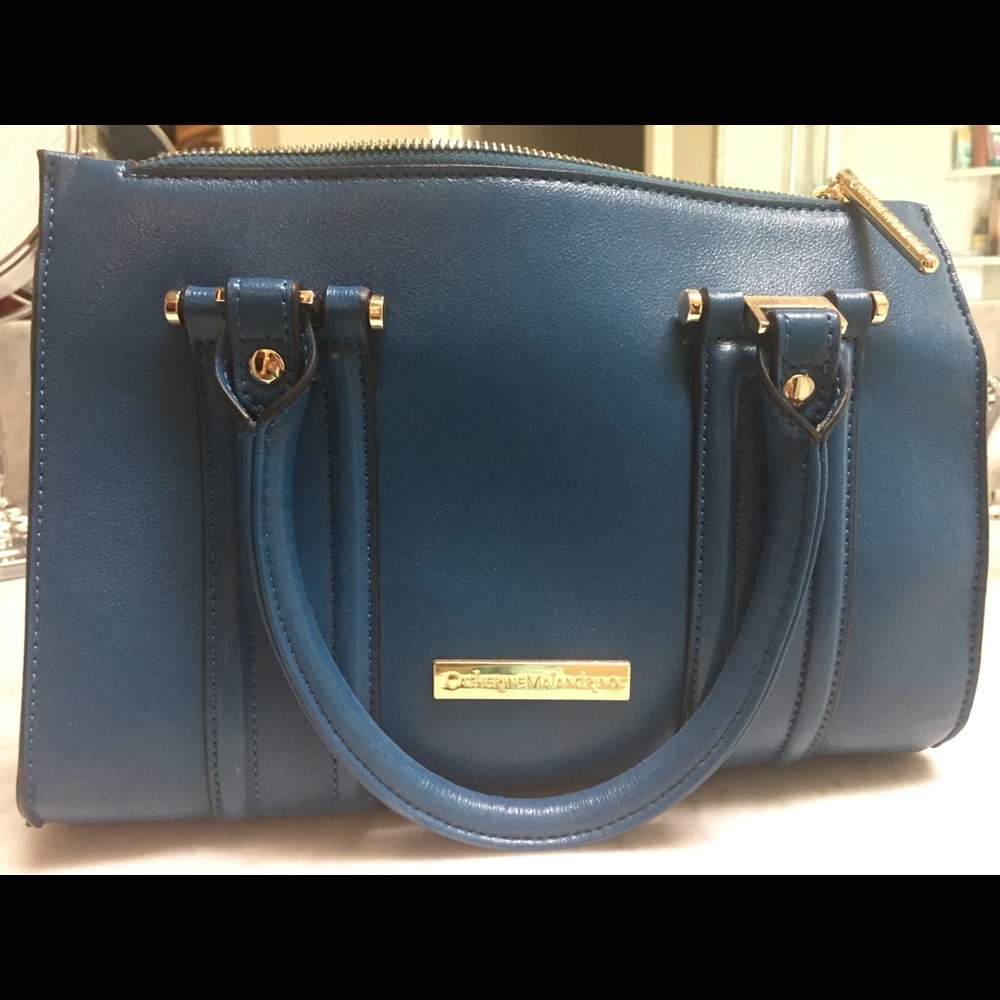 Catherine Malandrino blue purse EUC